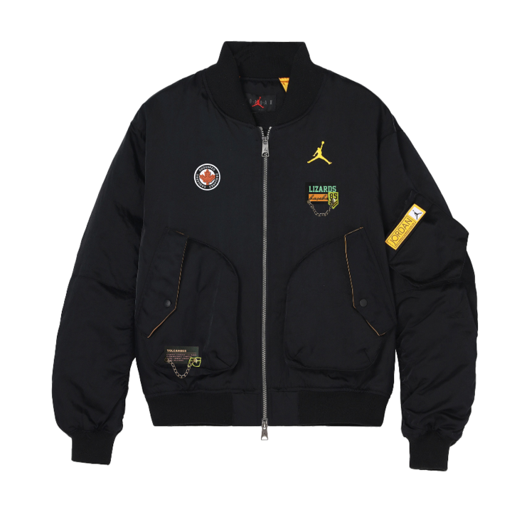 Jordan Jordan Jackets Unisex Black Stand Collar Moderate Pilot