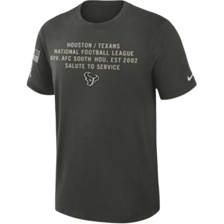 Nike Nike Houston Texans Salute to Service Slub Men's Nike Dri-FIT Nfl T-Shirt