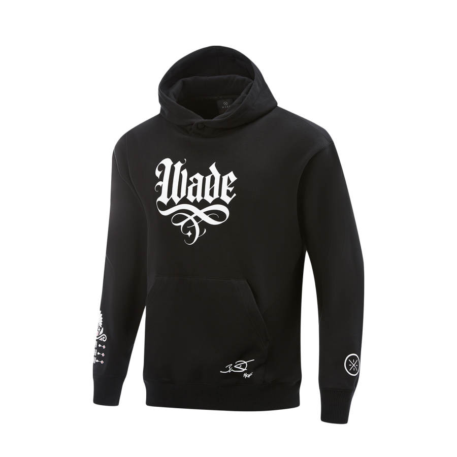 Li-Ning Li Ning Sweatshirts Men's Black Hooded Moderate Regular