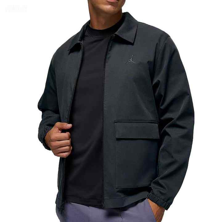 Jordan Jordan Jumpman Jackets Men's Black Lapel Moderate Other