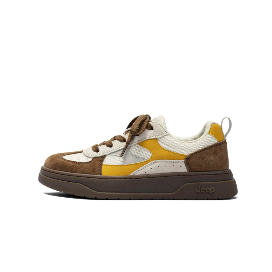Jeep Outdoor Lifestyle Synthetic Leather, Textile Low top Casual Shoes Women's