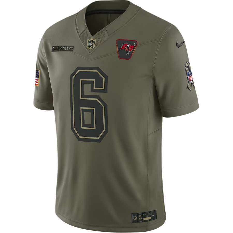 Nike Nike Baker Mayfield Tampa Bay Buccaneers Salute to Service Men's Nike Dri-FIT Nfl Limited Jersey