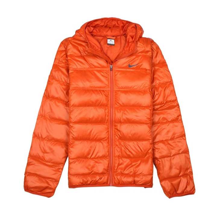 Nike Nike Down Jackets Men's Orange Hooded Moderate