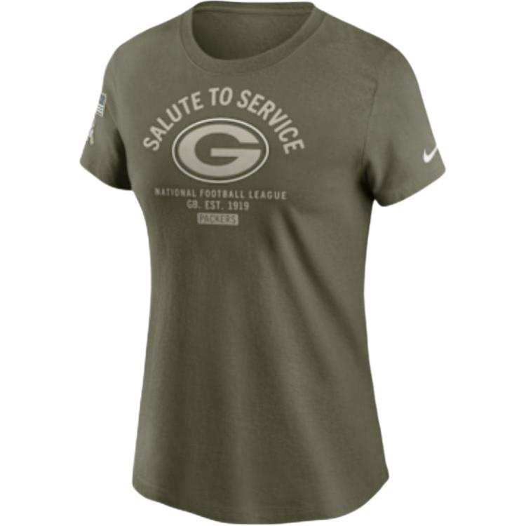 Nike Nike Green Bay Packers Salute to Service Sideline Women's Nike Nfl T-Shirt