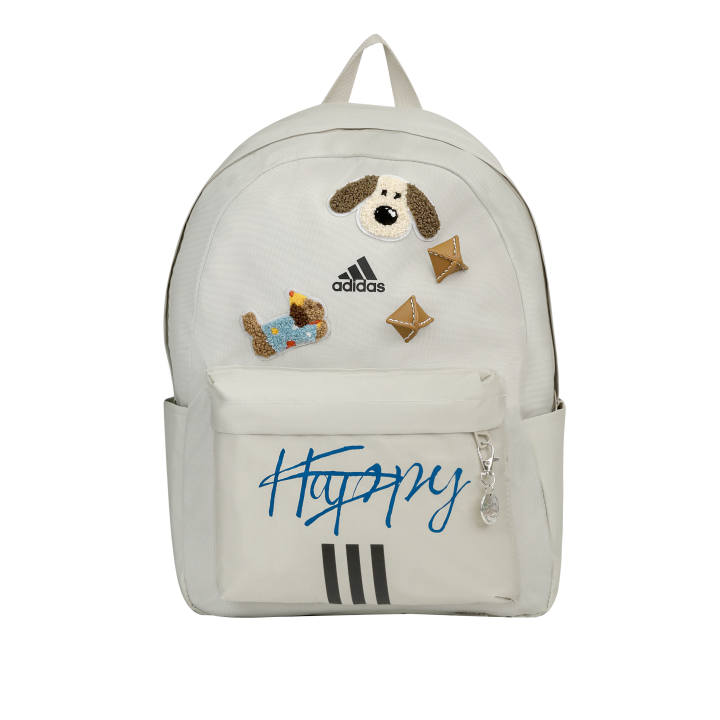 Adidas Adidas Recycled Polyester Backpack Regular Unisex Light Gray & Black