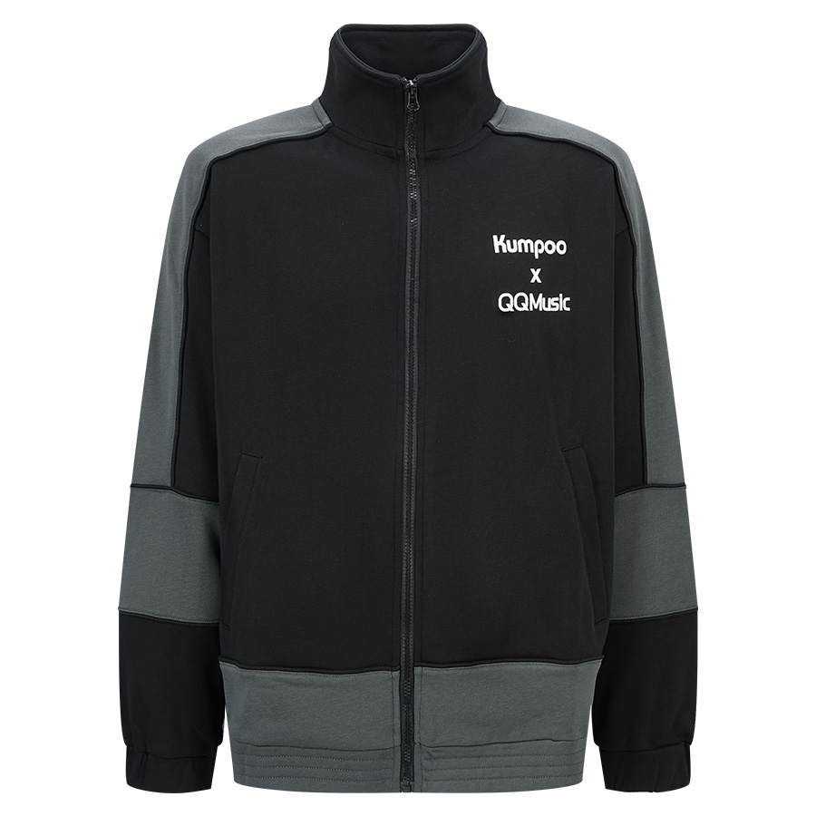 KUMPOO x QQ YINYUE Baseball Jacket Unisex Two Tone