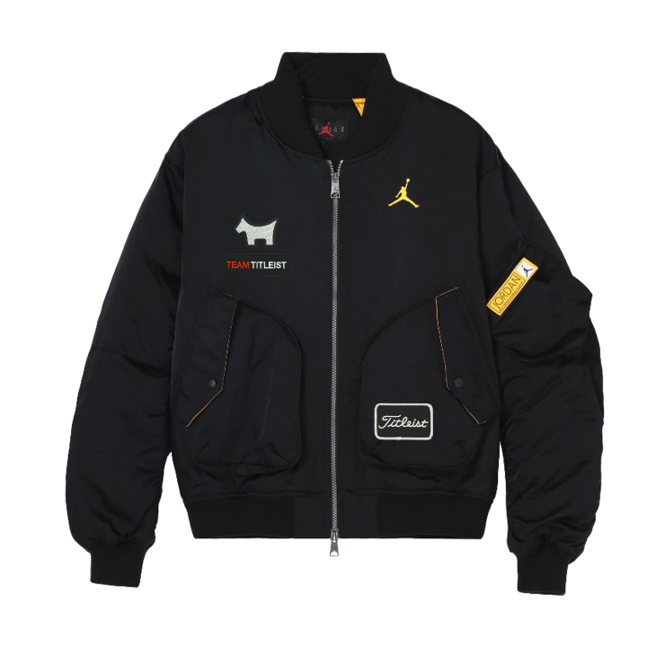 Jordan Jordan Jackets Unisex Black Stand Collar Moderate Pilot