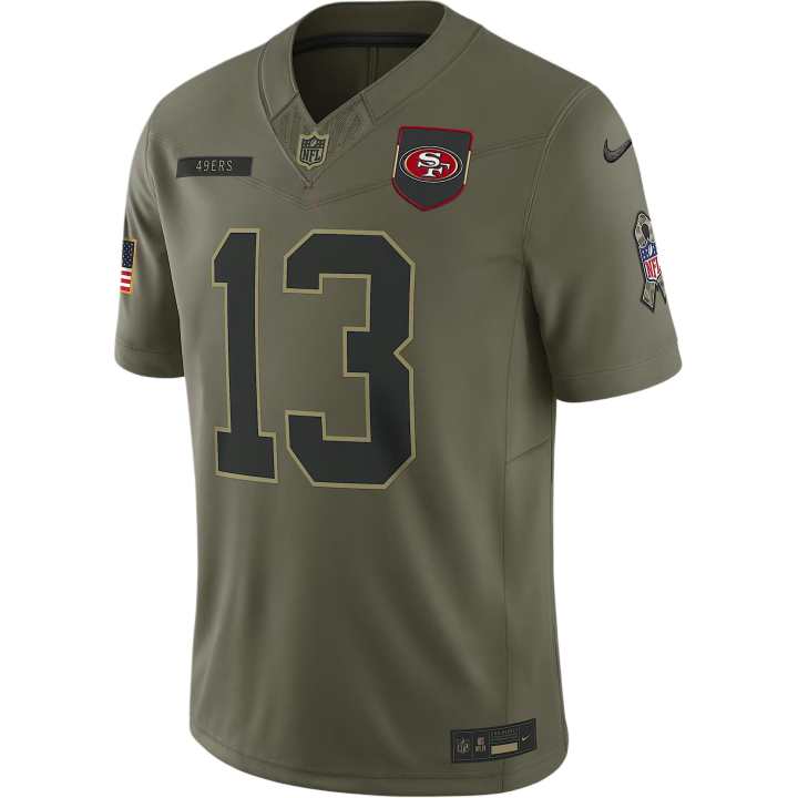 Nike Nike Brock Purdy San Francisco 49ers Salute to Service Men's Nike Dri-FIT Nfl Limited Jersey