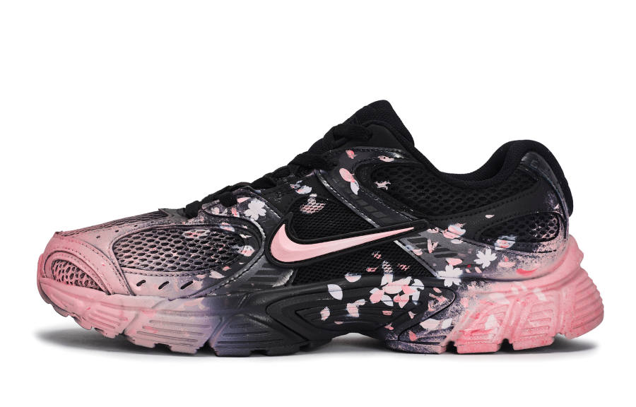 Nike Nike V5 RNR Abrasion Resistant Low top Running Shoes Unisex Black Pink