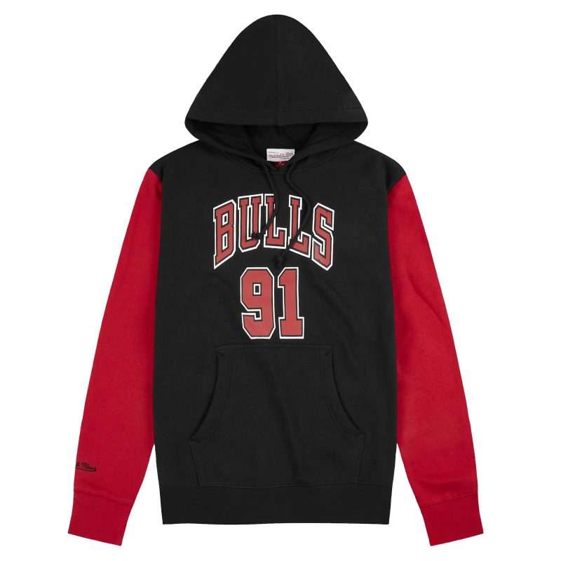 Mitchell Ness Mitchell Ness Sweatshirt Unisex Black Red