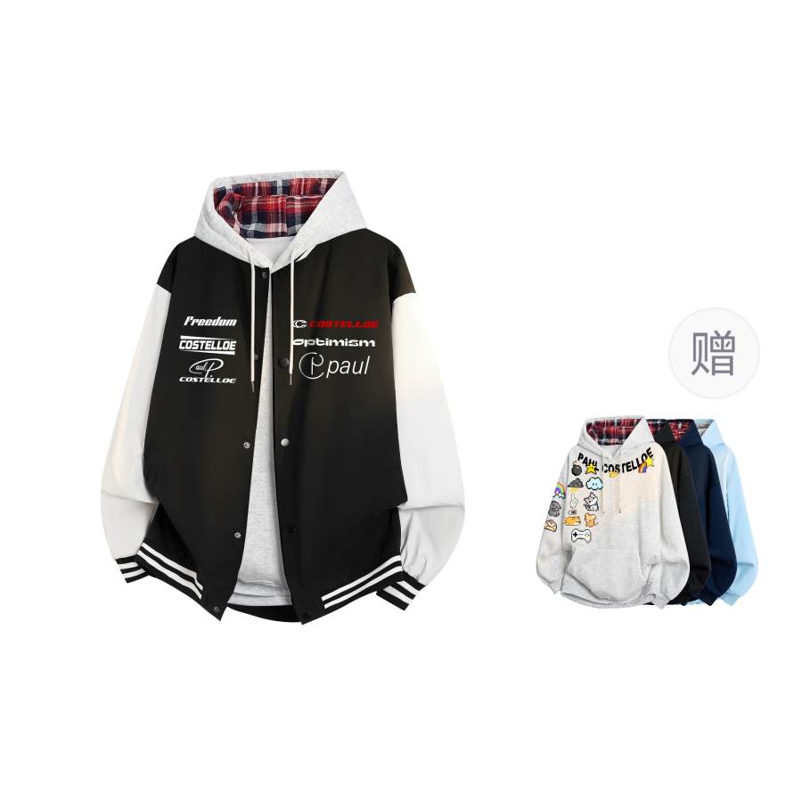 PAUL COSTELLOE Baseball Jacket Unisex