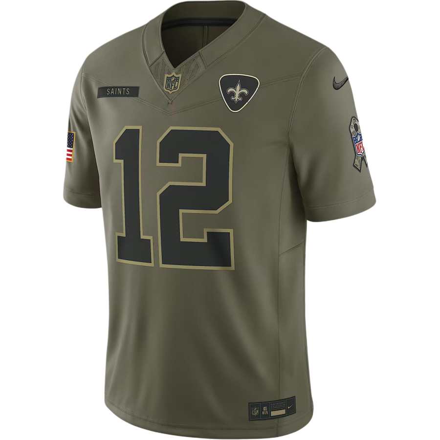 Nike Nike Chris Olave New Orleans Saints Salute to Service Men's Nike Dri-FIT Nfl Limited Jersey