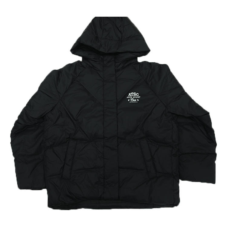 ANTA Down Jackets Women's Black Hooded Moderate