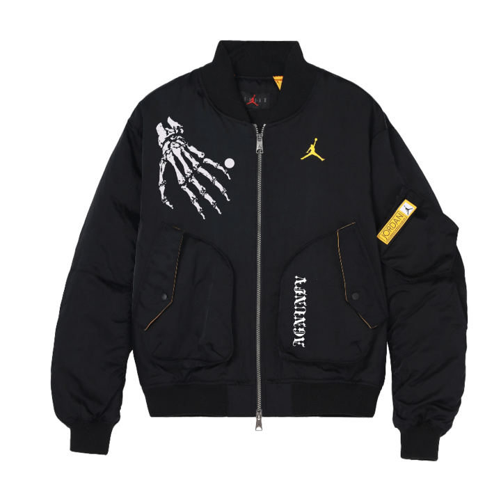 Jordan Jordan Jackets Unisex Black Stand Collar Moderate Pilot
