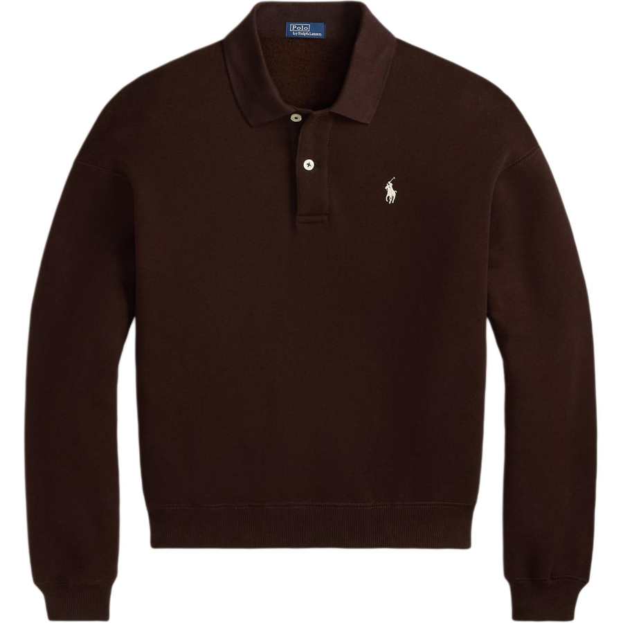 Polo Ralph Lauren polo-neck fleece sweatshirt