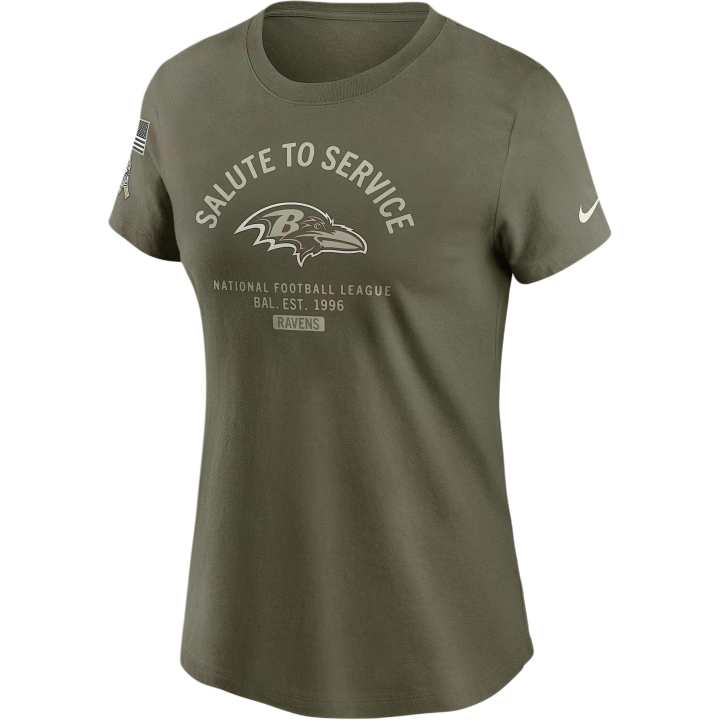 Nike Nike Baltimore Ravens Salute to Service Sideline Women's Nike Nfl T-Shirt