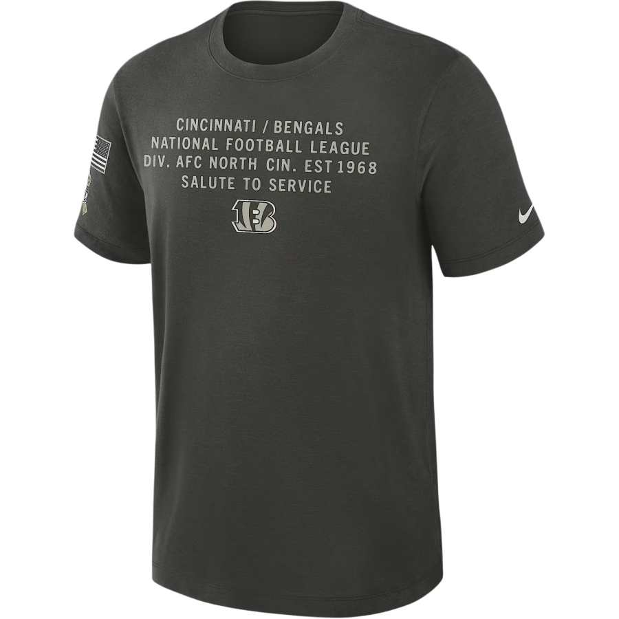 Nike Nike Cincinnati Bengals Salute to Service Slub Men's Nike Dri-FIT Nfl T-Shirt