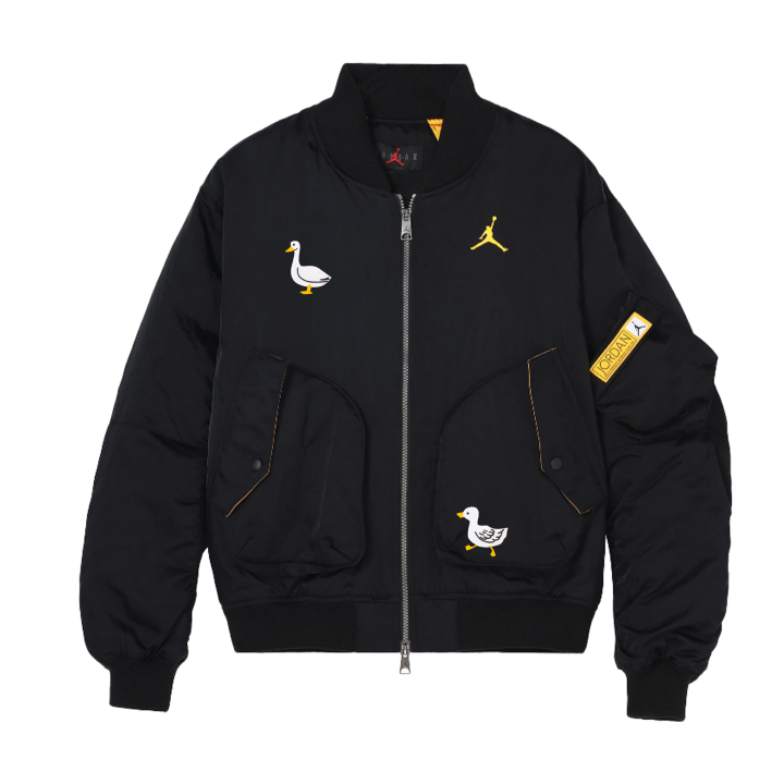 Jordan Jordan Jackets Unisex Black Stand Collar Moderate Pilot