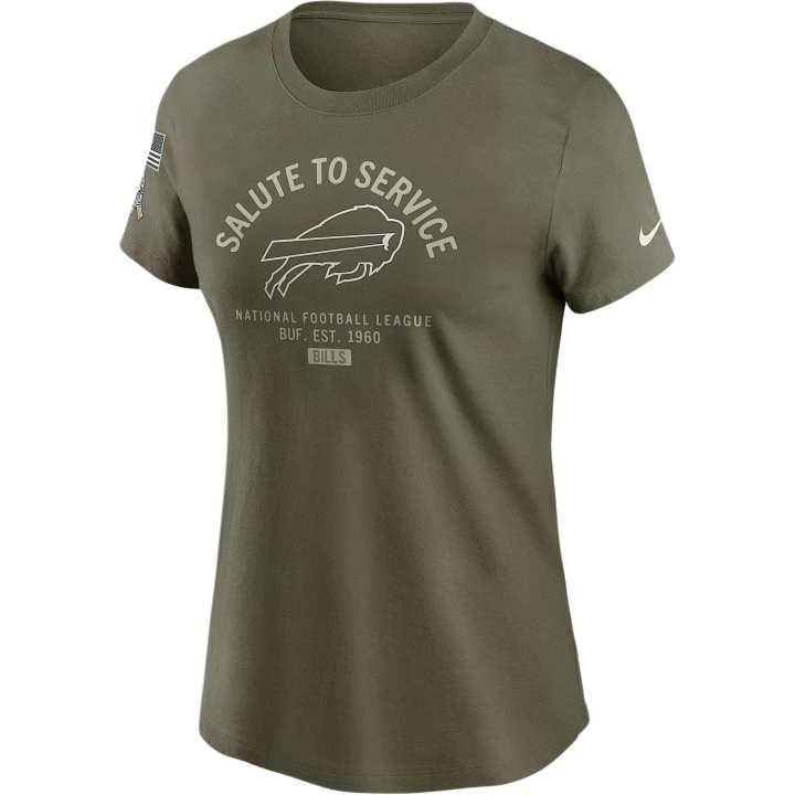 Nike Nike Buffalo Bills Salute to Service Sideline Women's Nike Nfl T-Shirt