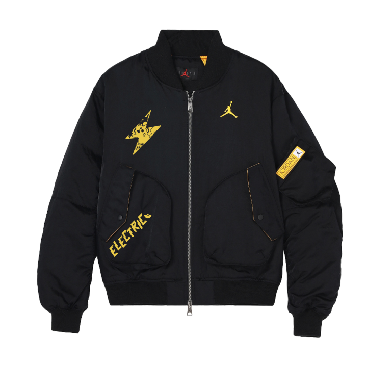 Jordan Jordan Jackets Unisex Black Stand Collar Moderate Pilot