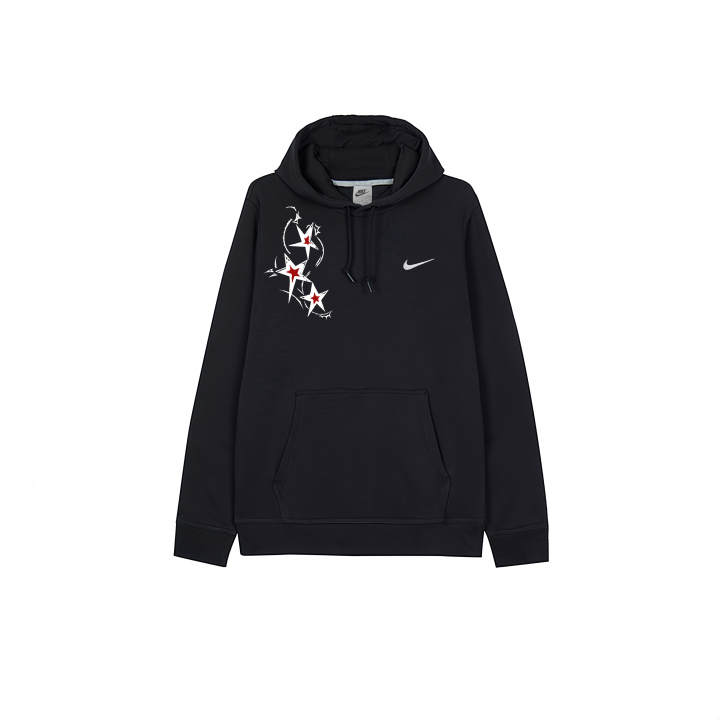 Nike Nike Sweatshirts Men's Black Hooded Thickened