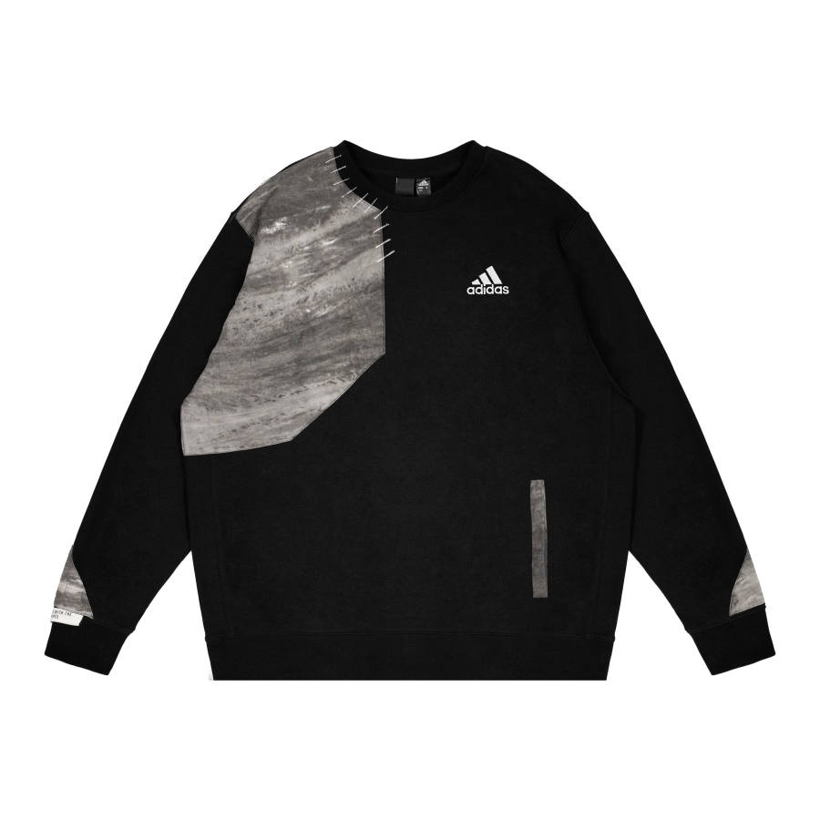 Adidas Adidas Sweatshirts Unisex Black Crew Neck Moderate Regular