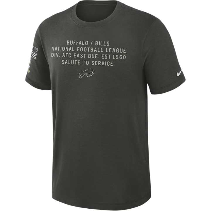 Nike Nike Buffalo Bills Salute to Service Slub Men's Nike Dri-FIT Nfl T-Shirt