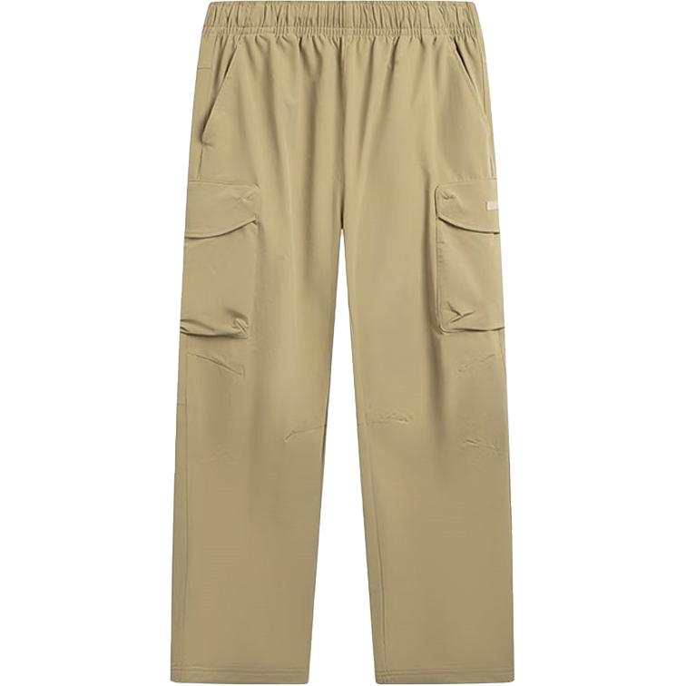 Li-Ning Li Ning Casual Pants Men's Khaki Moderate Straight Fit Pants