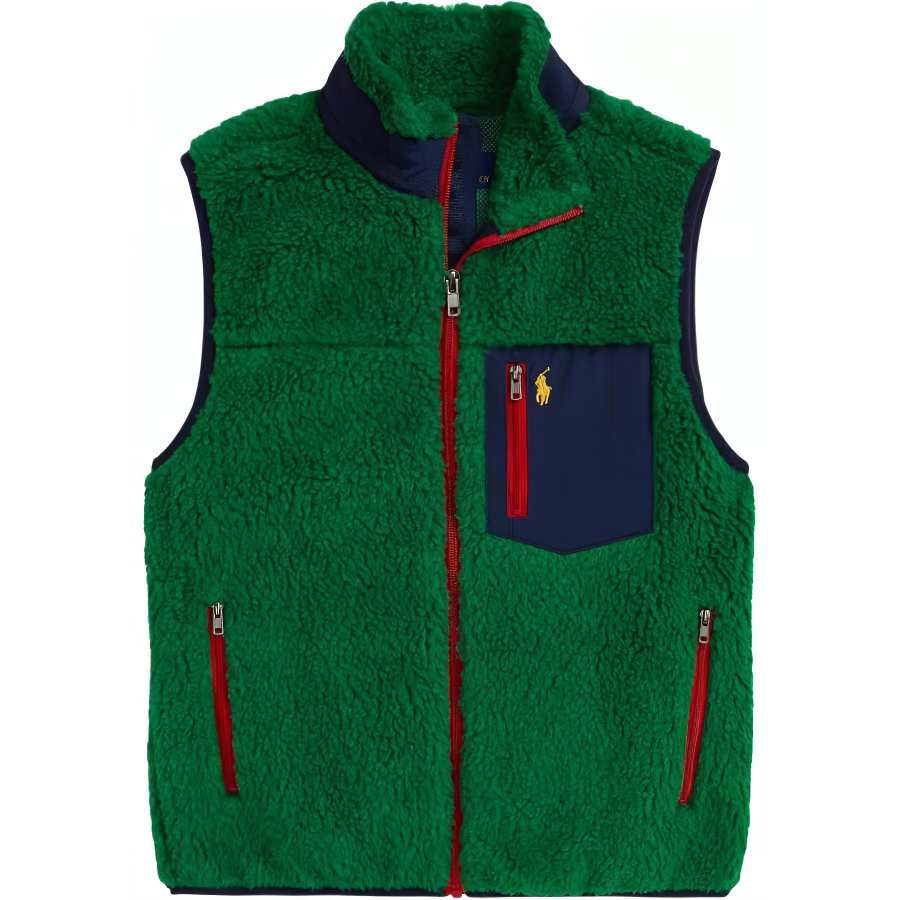 Polo Ralph Lauren Vest FW25 Green Teenagers