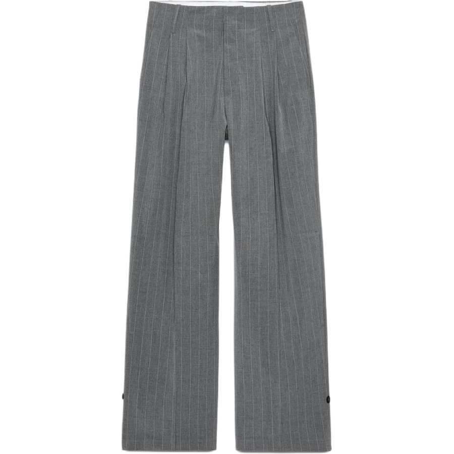 ZARA Casual Pants Women's Gray/Blue Moderate Straight Fit Pants