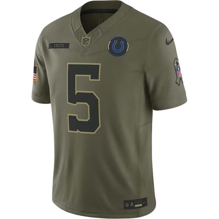 Nike Nike Anthony Richardson Sr. Indianapolis Colts Salute to Service Men's Nike Dri-FIT Nfl Limited Jersey