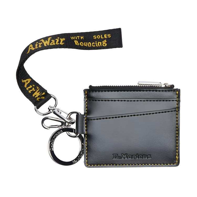Dr.Martens Cow Leather Card Holder Unisex Black