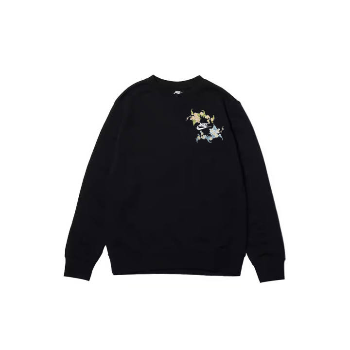 Nike Nike Sweatshirts Men's Black Crew Neck Moderate Regular