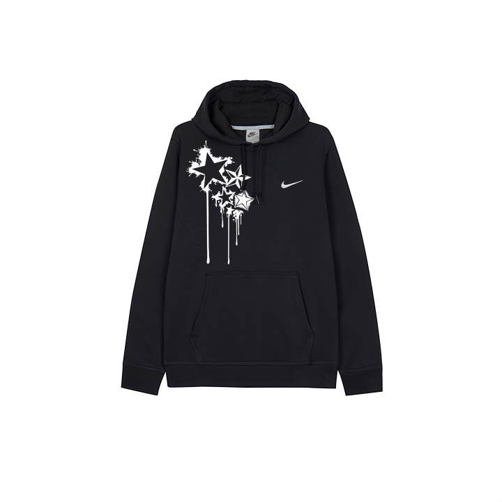 Nike Nike Sweatshirts Men's Black Hooded Thickened