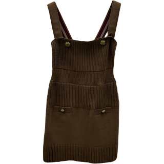 CHANEL 24a Slip Dress Women's Brown