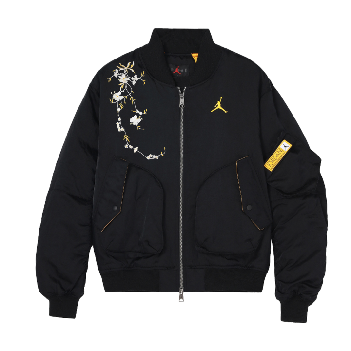 Jordan Jordan Jackets Unisex Black Stand Collar Moderate Pilot