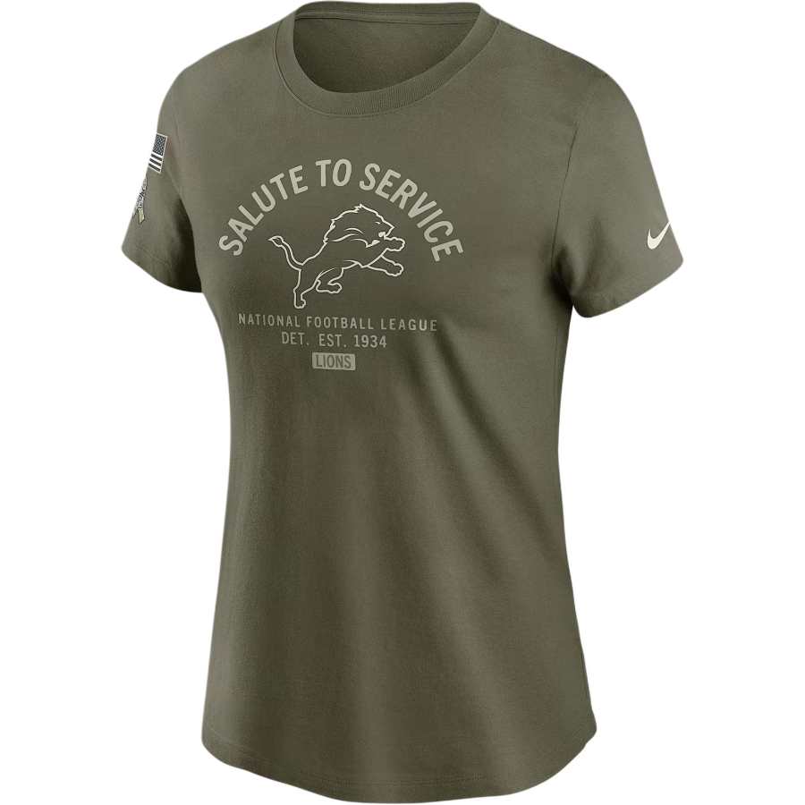 Nike Nike Detroit Lions Salute to Service Sideline Women's Nike Nfl T-Shirt