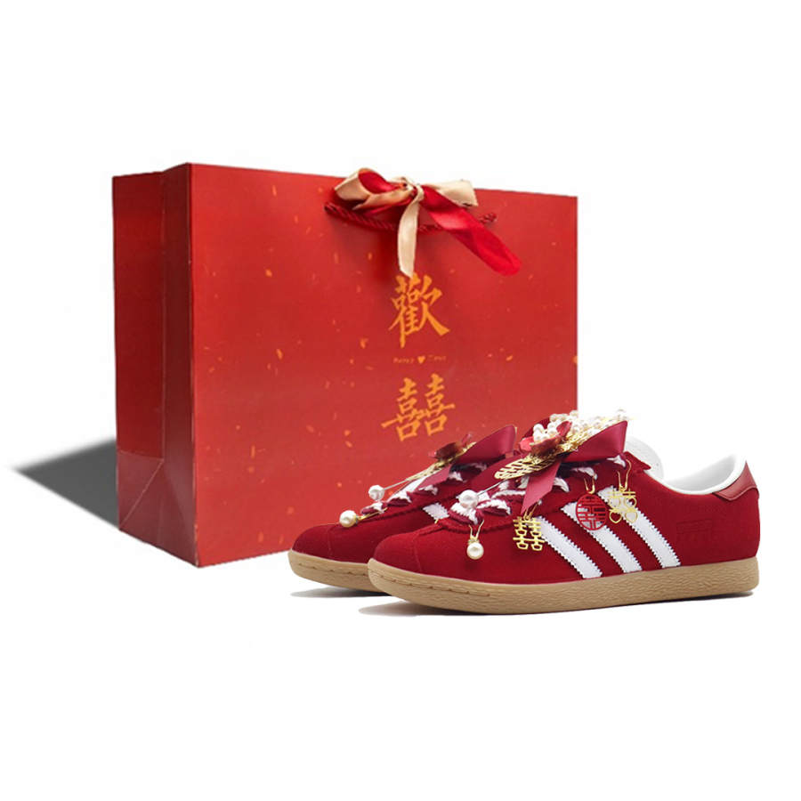 Adidas Originals Stadt Eternal Love Low top Skateboard Shoes Unisex Red