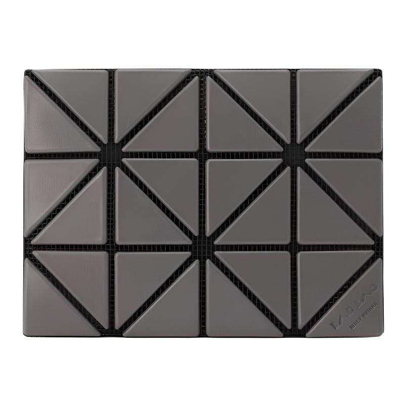 ISSEY MIYAKE PVC Clutch Unisex Dark Gray