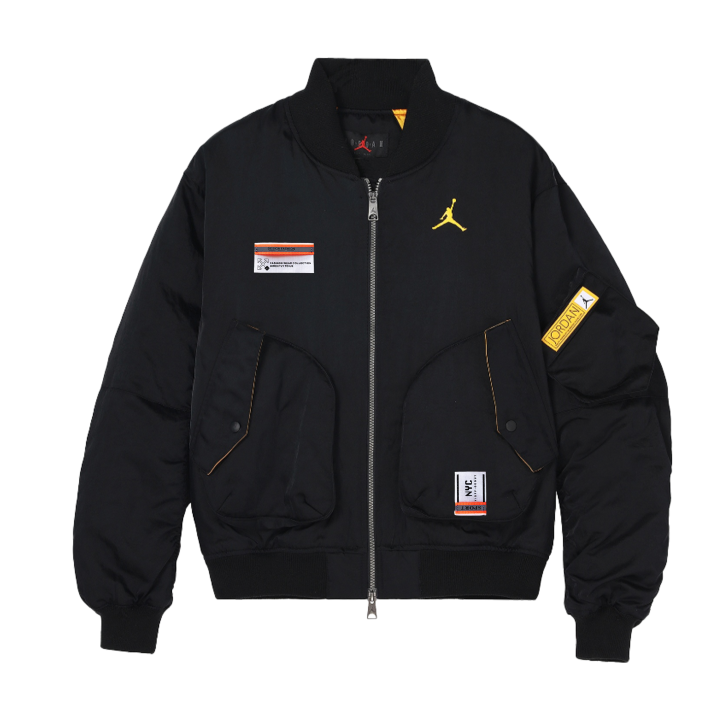 Jordan Jordan Jackets Unisex Black Stand Collar Moderate Pilot