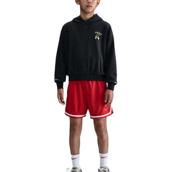 Nike Nike Sweatshirt FW25 LeBron James Fleece Lined Pullover Knitted Fabric Long Sleeved Kids'