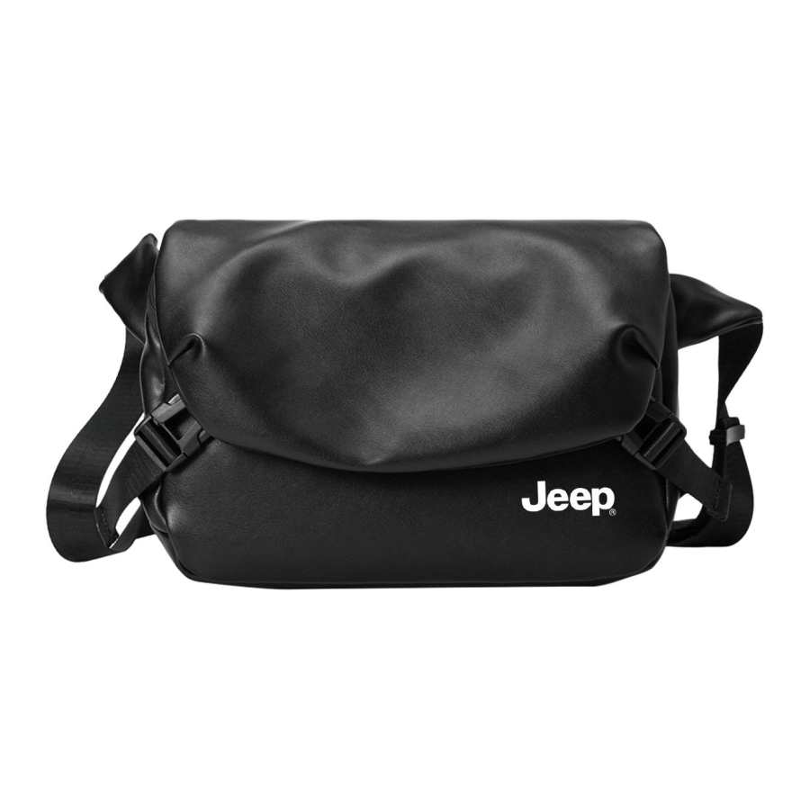 Jeep Jeep Pu Shoulder Bag Regular Men's Black