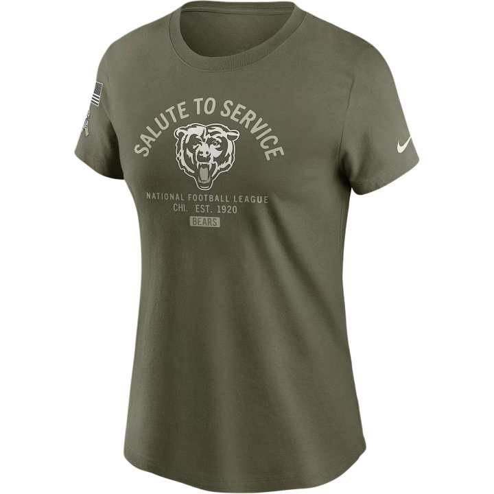 Nike Nike Chicago Bears Salute to Service Sideline Women's Nike Nfl T-Shirt