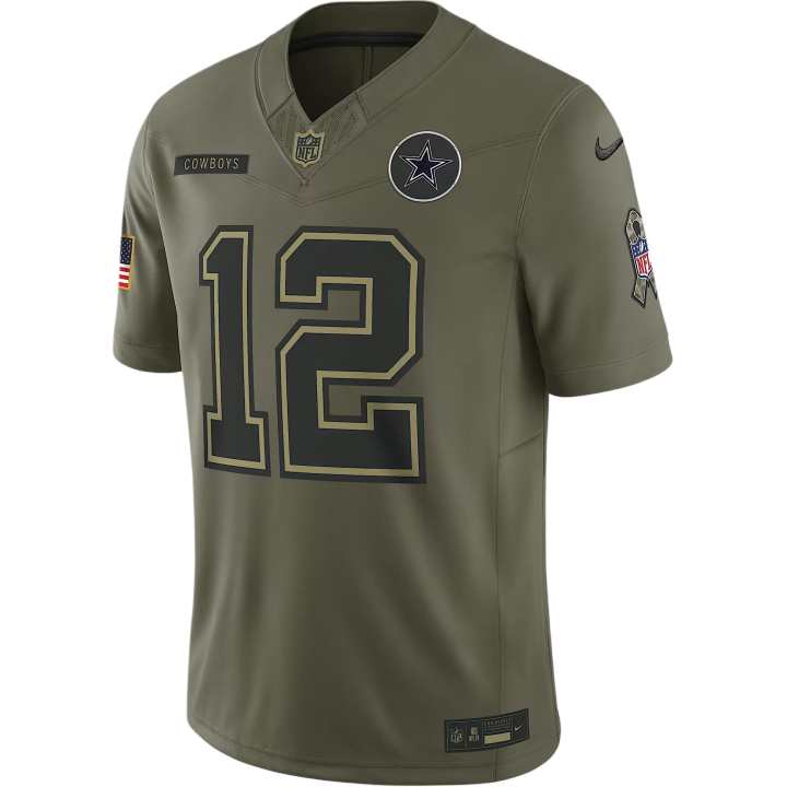 Nike Nike Roger Staubach Dallas Cowboys Salute to Service Retired Men's Nike Dri-FIT Nfl Limited Jersey