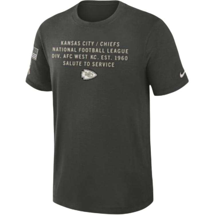 Nike Nike Kansas City Chiefs Salute to Service Slub Men's Nike Dri-FIT Nfl T-Shirt