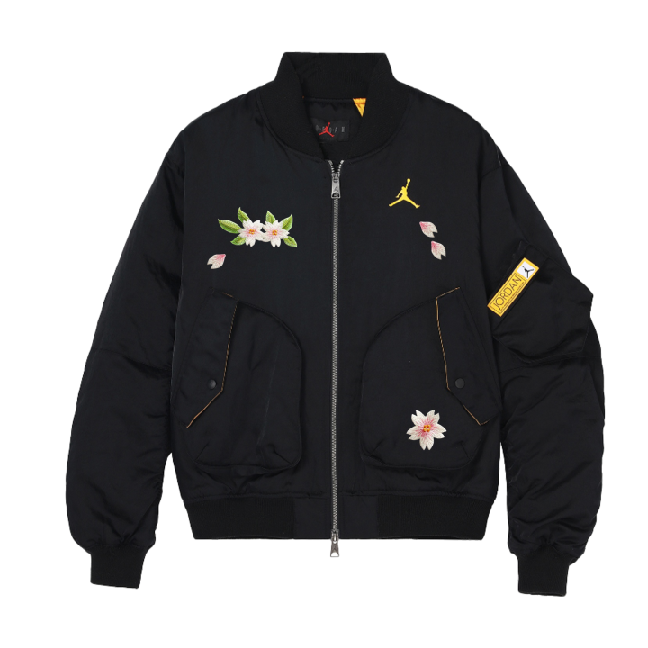 Jordan Jordan Jackets Unisex Black Stand Collar Moderate Pilot