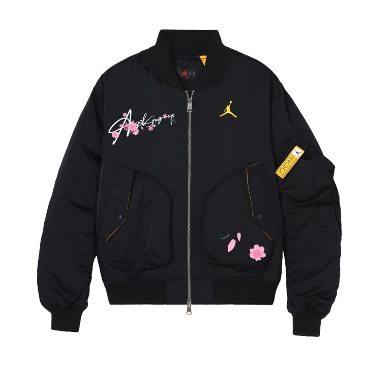Jordan Jordan Jackets Unisex Black Stand Collar Moderate Pilot