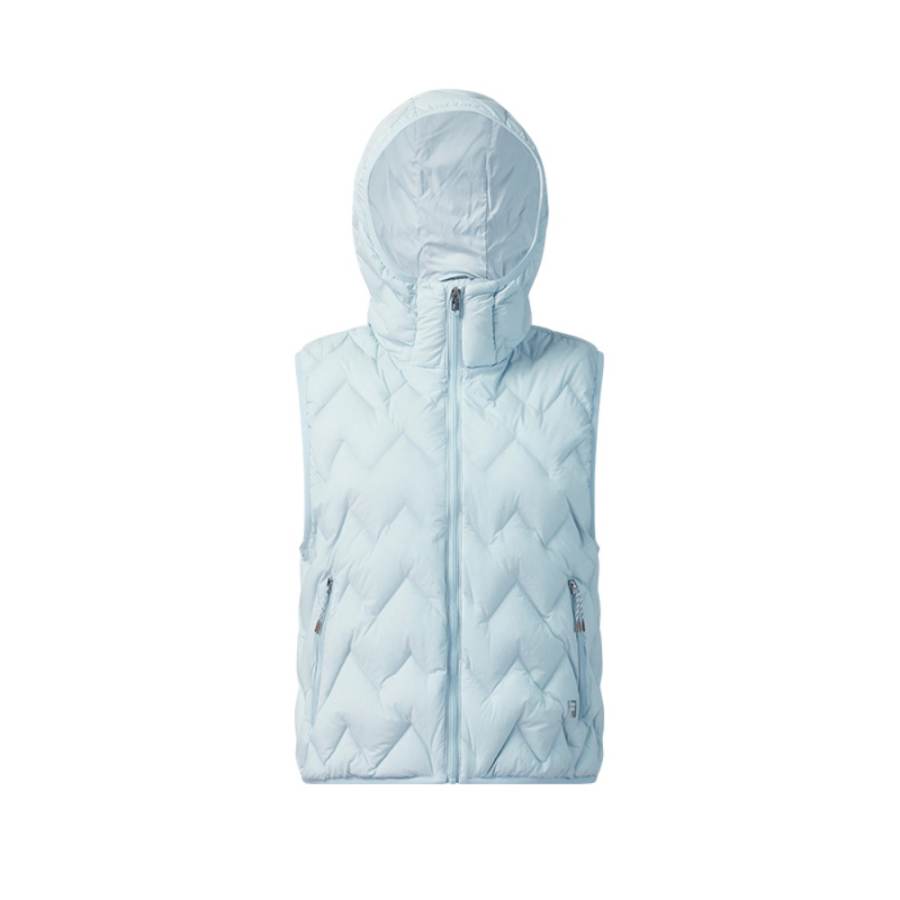 FILA Fitness Down Vest Women's Sky Blue