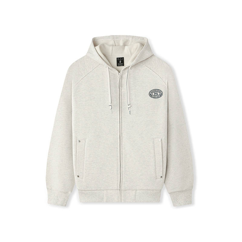 Skechers Sweatshirts Unisex Light Heather Gray 0248 Hooded Moderate