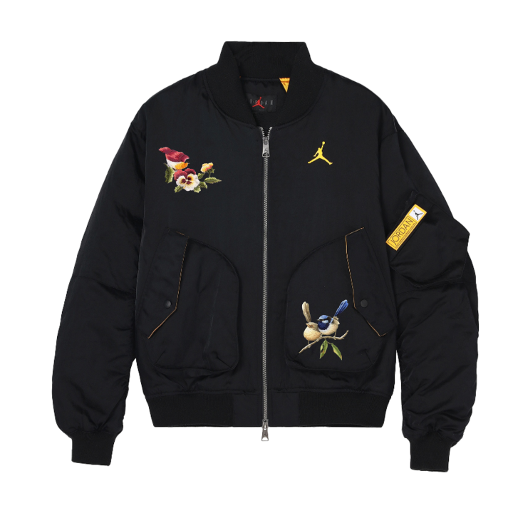 Jordan Jordan Jackets Unisex Black Stand Collar Moderate Pilot